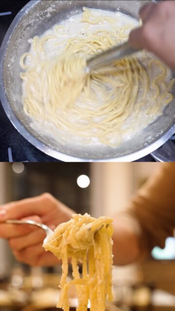 La complessità nascosta nella semplicità. La spinta sapida del Pecorino, la nota pungente del pepe macinato al momento e la mantecatura a caldo. Un piatto in cui l’ingrediente principale è la misura con cui viene eseguito.
Da Frezza diamo alla ricetta tradizionale la giusta interpretazione per non perdere nulla del suo godimento.
𝐅𝐫𝐞𝐳𝐳𝐚 - 𝐂𝐮𝐜𝐢𝐧𝐚 𝐝𝐞 𝐂𝐨𝐜𝐜𝐢𝐨
Via Giuseppe Sirtori, 34 - Milano
Tel. 02 2405241
#milano #milanofood #roma #cucinaromana #tradizioneromana.